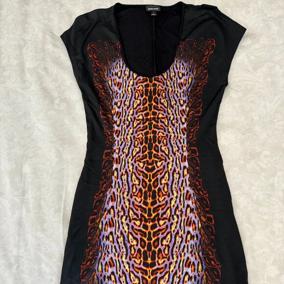 Roberto Cavalli Cheetah Mini Dress - Size 44